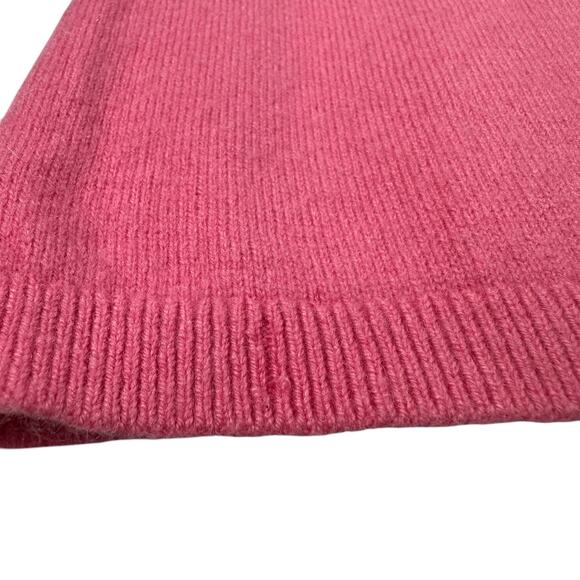 Lands' End Cashmere Sweater Size XS Pink Long Sleeve Cozy Warm Barbiecore - Picture 3 of 14